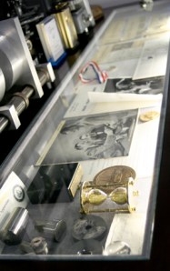 display_case_s1 Display of the history of synthetic diamonds at Novatek