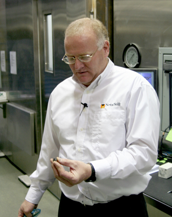 Francis_with_diamond-s Francis Leany, our Subject Matter Expert at Novatek.