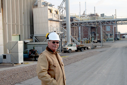 PhilSabey_by_Brush-s Phil Sabey at Brush Wellman plant; Dec., 2007.
