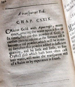 Antonio_Neri_Art_of_Glass_Red A recipe for red glass using gold powder