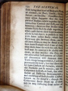 Page from "The Sceptical Chymist"