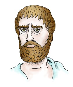 Thales of Miletus - illustration by David V. Black