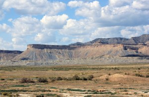 The Book Cliffs, east of Green River, Utah