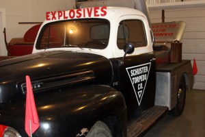 Nitroglycerine torpedo truck for shooting wells