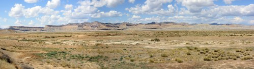 Book_Cliffs_panorama-s Panoramic photo of the Book Cliffs, Utah