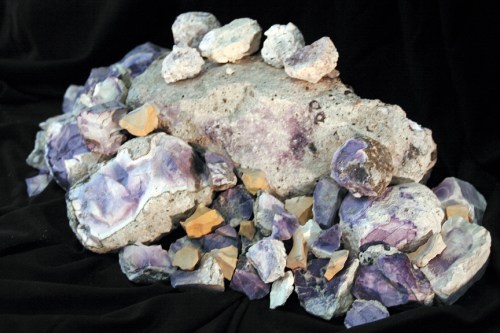 Bertrand ore_1276-s Bertrandite and Fluorspar
