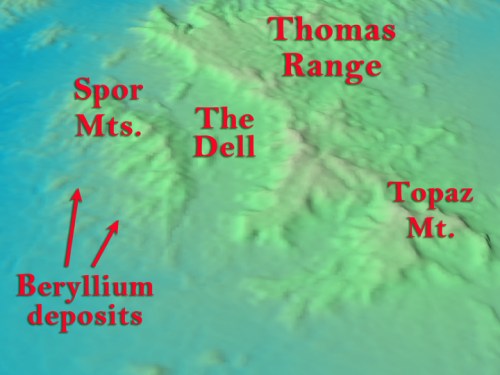 Spor_Mts_labeled-s Spor Mt. beryllium deposits