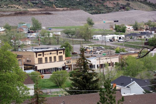 BPOE_with_rocks-s Downtown Eureka with limestone rocks