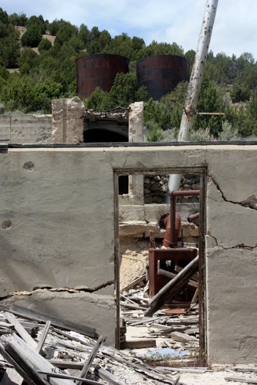 Change room stove at Dividend