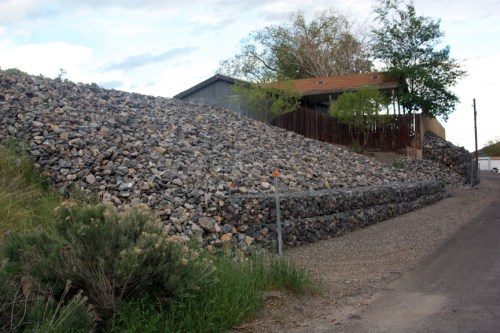 Rip-rap-s Limestone rip-rap in Eureka