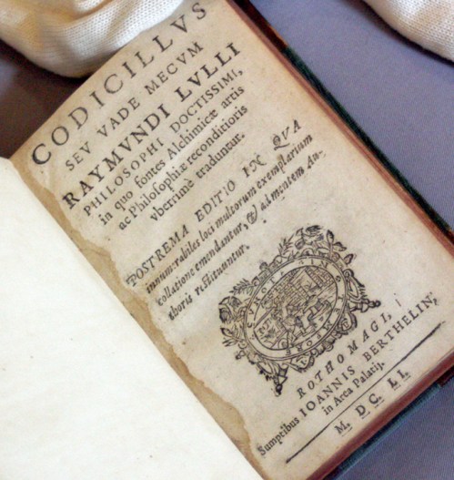 Ramon Llull title page