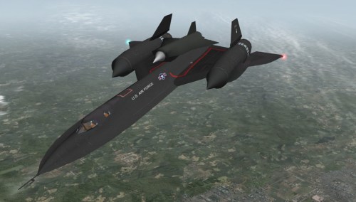 X-Plane_SR-71 Screenshot from X-Plane