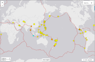 7 day earthquake data