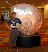 David Black by the NSTA sign