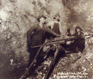 Miners using jackleg-s miners using a jackleg