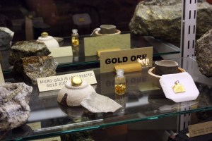 More gold ore in the Silverton museum.