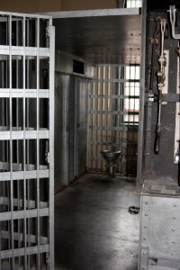 Jail cell in the old Silverton, Colorado jail.