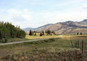 Rio Grande River Valley, on the way to Creede, Colorado.