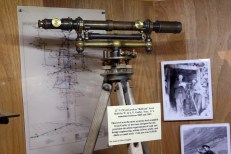 Mine engineer's surveying transit.