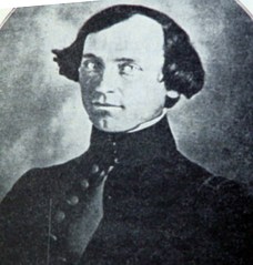 Captain John W. Gunnison, for whom many towns and places are named in Colorado and Utah. His 1853 survey expedition was attacked by a Pahvant war party in Oct., 1853 west of Deseret, Utah.