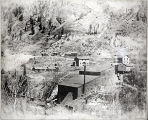 Mining structures in the Lake City area