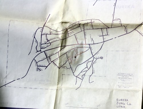 Map of Eureka, Utah
