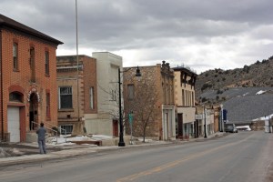 David Black by City Hall on Main Street in Eureka, Utah.