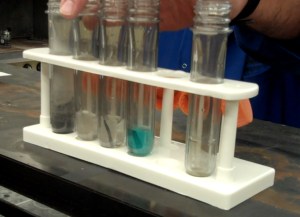 Testing the Reactivity of Metals in Copper Sulfate Solution.