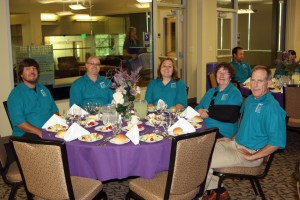 Teachers at the ASM workshop banquet, Friday, August 9, 2013.