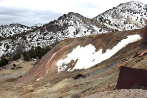 Main waste rock dump at the Tintic Standard Mine.