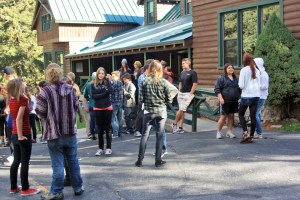 Walden School students at TImp Lodge near Sundance.