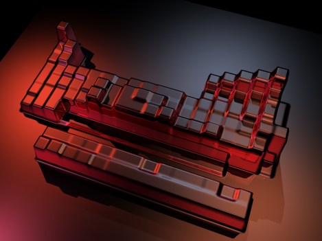 Electronegativity model in Daz3D Carrara with a little mood lighting