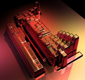 Visualizing electronegativity of the elements in 3D
