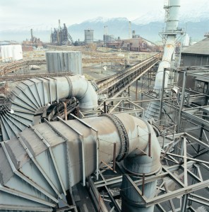 Geneva Steel Plant in Vineyard, Utah circa 2005, shortly before demolition began.