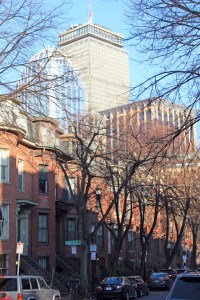 The view from my route along Appleton St. in Boston, April 4, 2014.