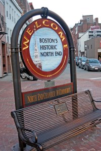 Sign to Boston's North End