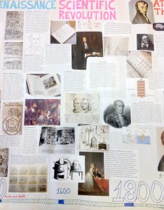 The Scientific Revolution section of the banner