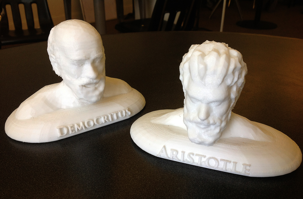 Democritus and Aristotle prints