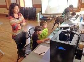 Hackathon studs and printer