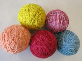 dyed-yarn-balls