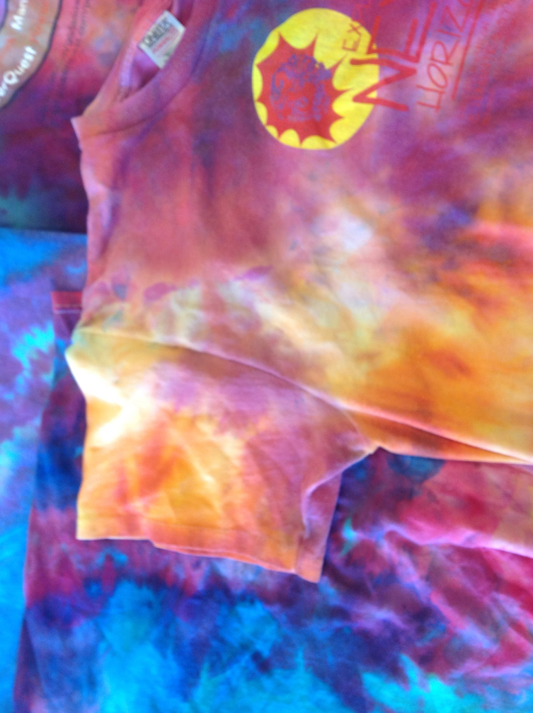 Ice Dye shirts 2
