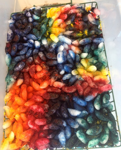 Powder Ice Color Ice Dyeing | The Elements Unearthed