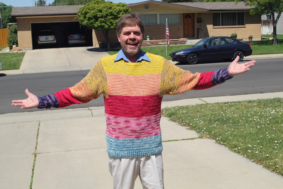 Me in sweater - 7-4-17