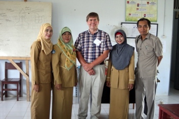 David with chemistry teachers