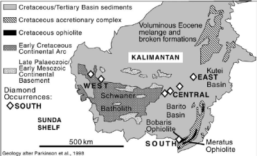 Diamond geology-Kalimantan