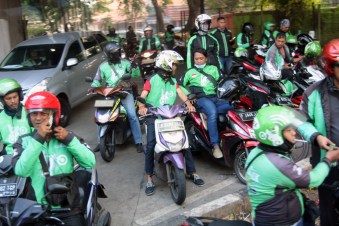 Gojek drivers