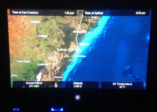 Interactive flight map