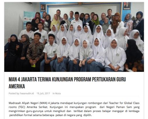 MAN 4 Jakarta article