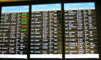 Sydney departure board-relax