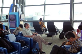 Waiting in Jakarta airport